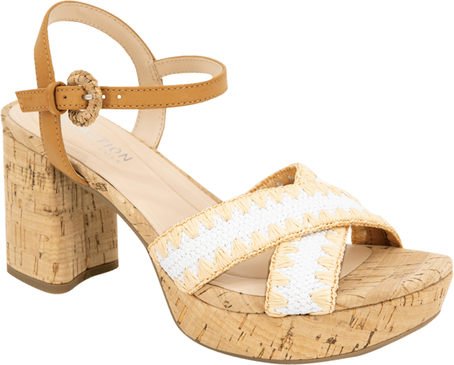 Women's Reeva Raffia Platform Dress Sandals