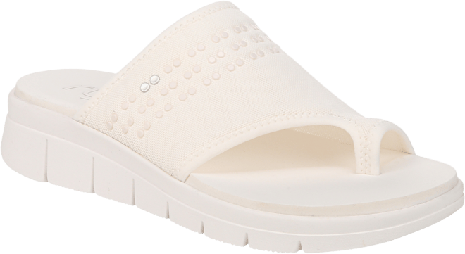 Women's Elegance Washable Toe Loop Slide Sandals