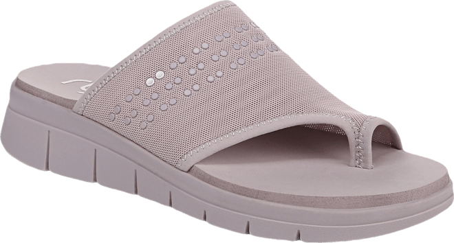 Women's Elegance Washable Toe Loop Slide Sandals