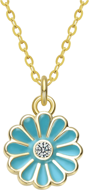 daisy♡14kgf Amazon.com: FB JEWELS 14K Yellow Gold Mini Daisy Flower Cut Out