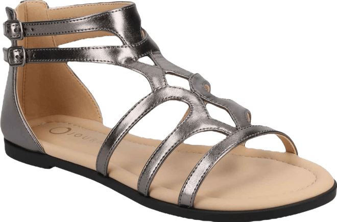 Women's Genneva Zipper Flat Sandals