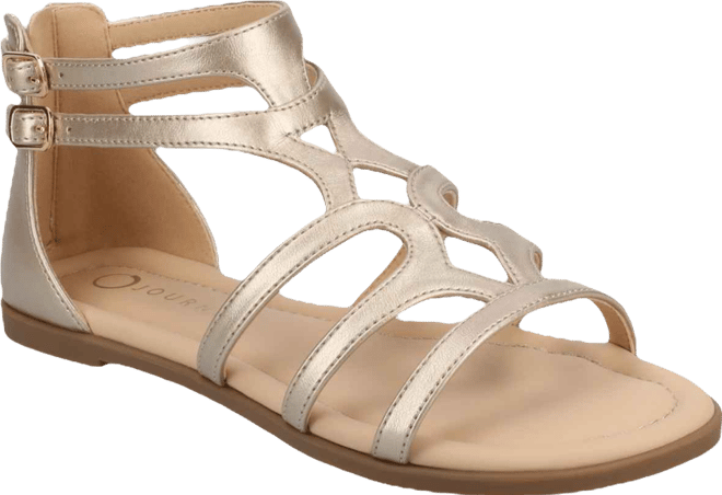 Women's Genneva Zipper Flat Sandals