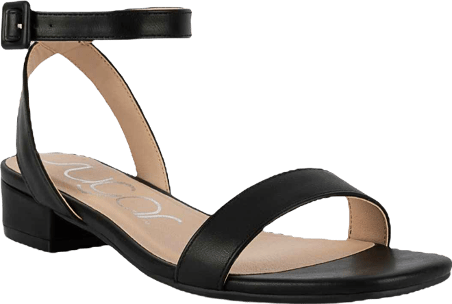 Women's Umpire Ankle Strap Block Heel Sandals