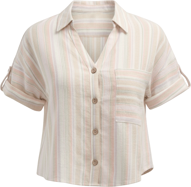 Women's Camp Shirt with Button Front