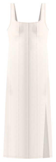 Women's Seamed Knit Bodycon Midi Dress