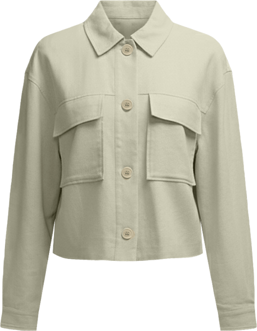 Women s Double Pocket Shacket