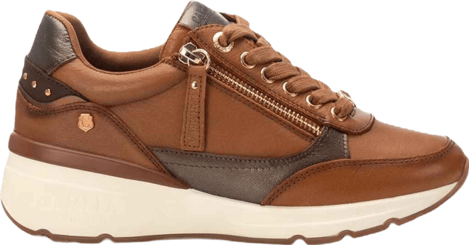 Carmela Collection Women's Leather Casual Sneakers By 