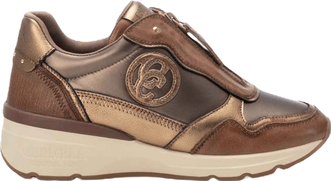 Carmela Collection Women's Leather Casual Sneakers By 