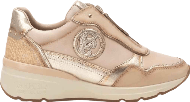 Carmela Collection Women's Leather Casual Sneakers By 