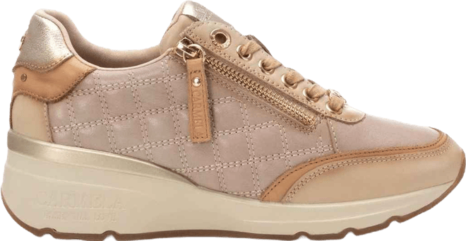 Carmela Collection Women's Leather Casual Sneakers By 