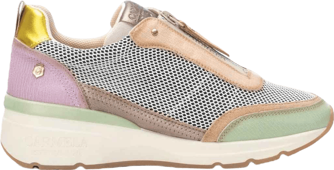 Carmela Collection Women's Leather Casual Sneakers By 