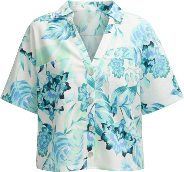 Women s Cropped Button Front Shirt