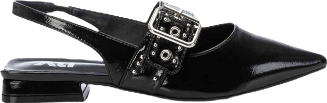 Women's Wide Bucke Flats