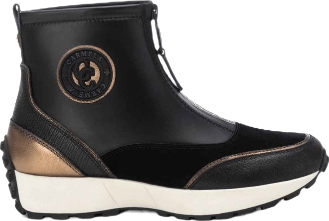 Carmela Leather Collection Women's Sneaker Booties By 