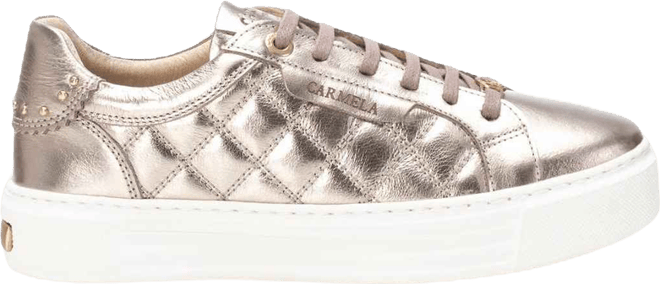 Carmela Collection Women's Leather Casual Sneakers By 