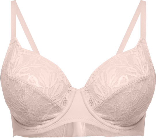 Women's Prima Seamless Unlined Molded Lace Bra