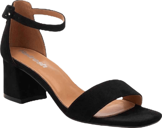 Women's Heeled Ankle Strap Sandals Refresh By 