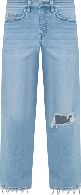 Women's High Rise Crop Straight Jeans