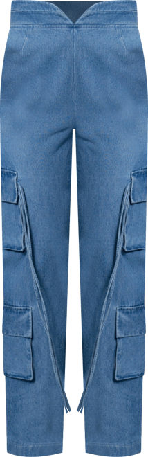 Women's Medium Wash Jacinda Denim Utility Pants