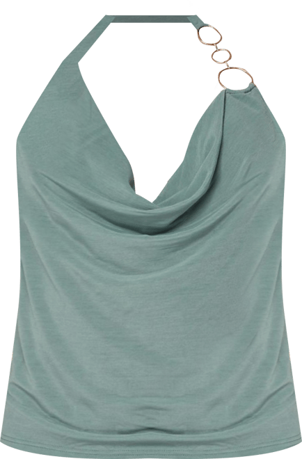 Women's Rhia Cowl Neck Halter Top