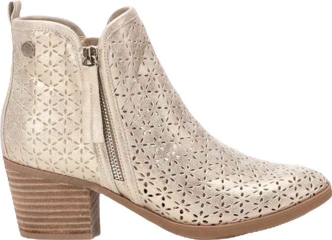 Refresh Women's Fashion Booties with Side Zipper by 