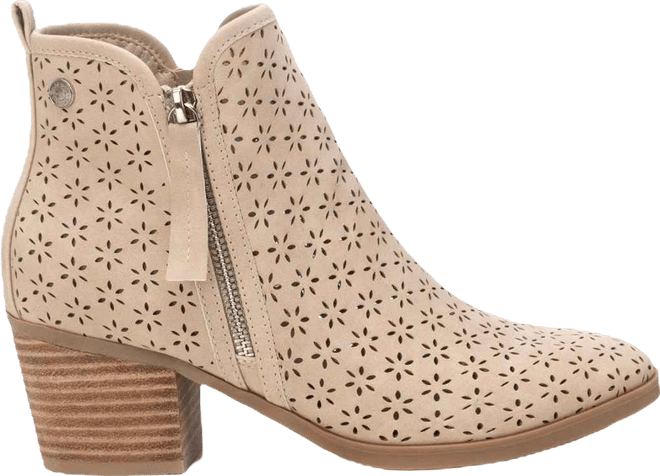 Refresh Women's Fashion Booties with Side Zipper by 