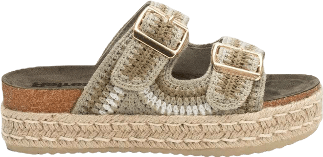 Refresh Women's Cork Footbed Crochet Sandals By 