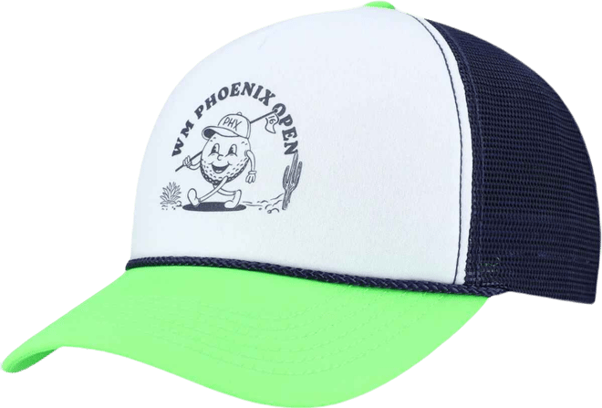 Men's and Women's White Wm Phoenix Open Pipeline Rope Adjustable Hat