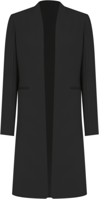 Women's Contrast-Lined Duster Blazer