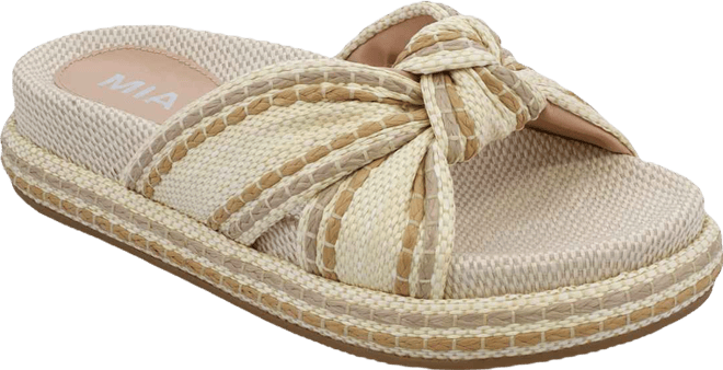 Women's Giade Raffia Slip-On Sandals