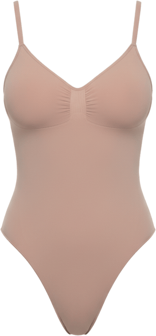 Women's Body Con Seamless Thong Bodysuit