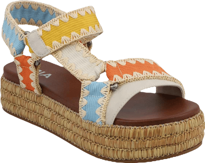 Women's Malti Flatform Round Toe Sandals