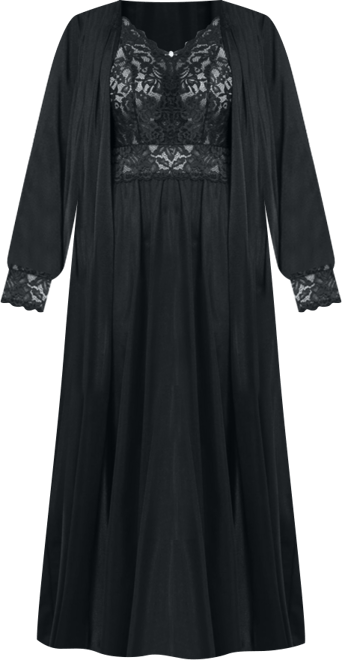 Women's Peignoir 2-Piece Tricot Gown & Robe