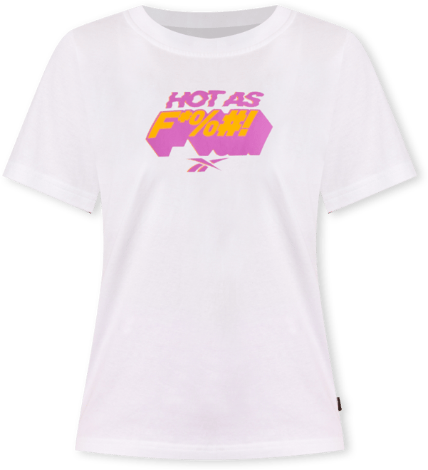 Women's Cotton Hot Logo Graphic Crewneck T-Shirt