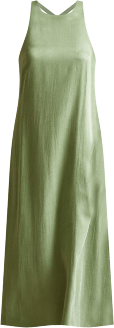 Women's Bona Back Twist Cupro Slip Dress