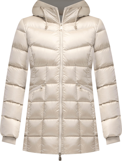 Women's Zola Box Quilt Mid-Length Puffer with Fixed Hood