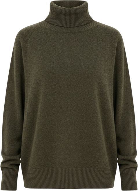 Women's Geelong Wool Slouch Turtleneck Sweater