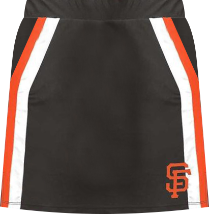 Women's Black San Francisco Giants Stripes Skirt