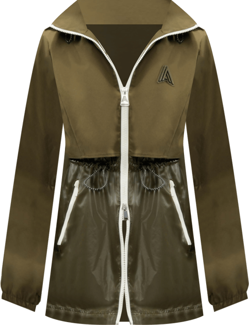 Women's Valmenier Raincoat with Retractable Hood