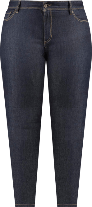 Plus Size Curvy-Fit Basic 5 Pockets Skinny Jeans Raw 31