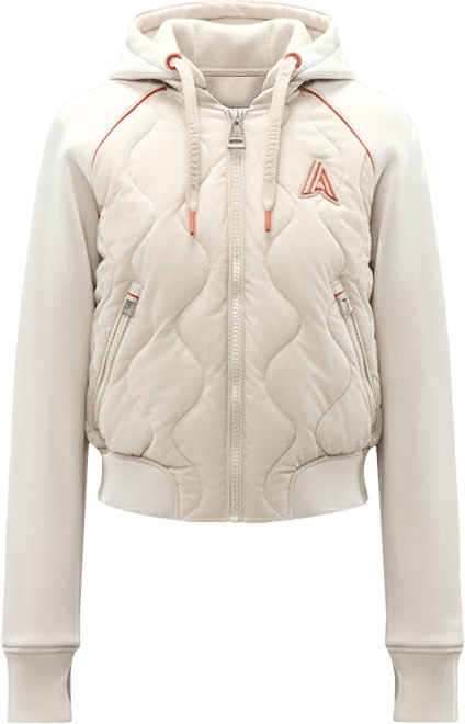 Women's Sorlin Hybrid Insulated Bomber Jacket with Removable Hood