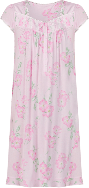 Women's Cap-Sleeve Floral Waltz Nightgown
