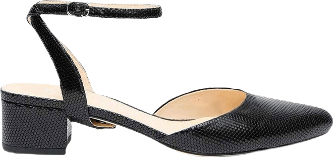 Women's Rattlesnake Black Marilyn Customizable Slides