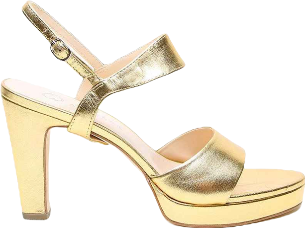 Women's Gold Elsie Customizable Platform