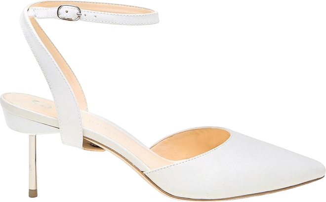 Women's White Marilyn Customizable Bridal Stilettos