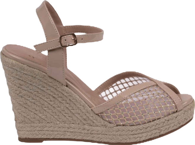 Women's Mila Embellished Espadrille Wedge Sandals