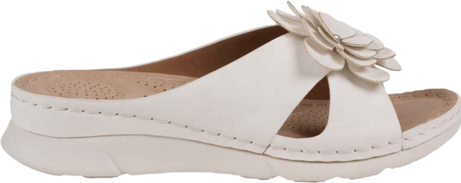 Women's Claire Flower Rosette Comfort Sandals