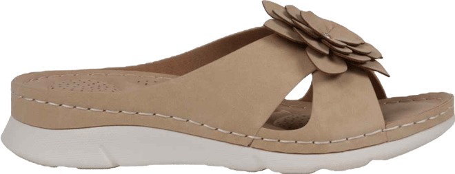 Women's Claire Flower Rosette Comfort Sandals