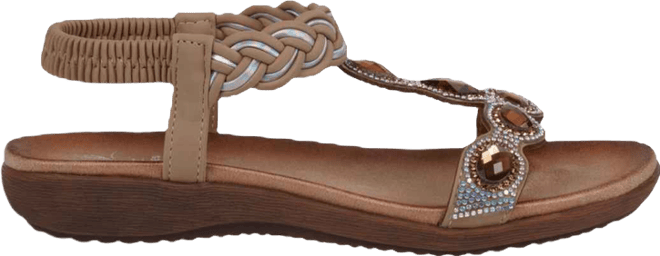 Women's Victoria Jeweled Flat Sandals