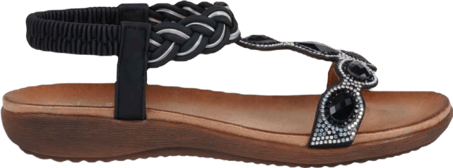 Women's Victoria Jeweled Flat Sandals